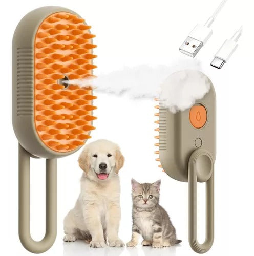 Cepillo de vapor 3 en 1 para gatos - VapoPet™