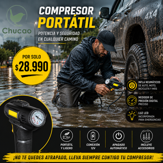AirMaster Go™ – Compresor Inalámbrico Premium
