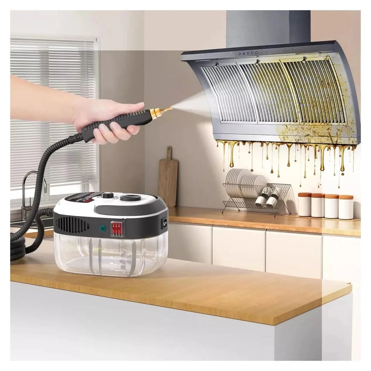 SteamForce™ Limpiador A Vapor Presion 2500w Portatil