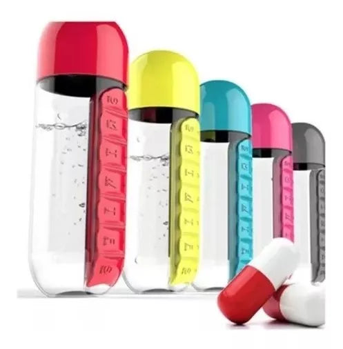 BOTELLA DE AGUA C ON PASTILLERO