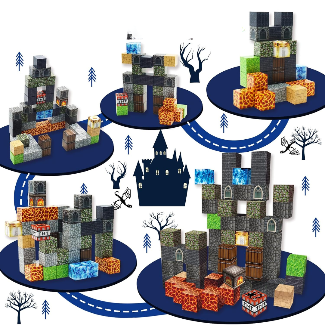 Bloques Magnéticos de Minecraft