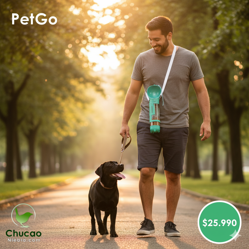 Botella Dispensadora PetGo 3-in-1™ –  Mascota en Marcha 3 en 1