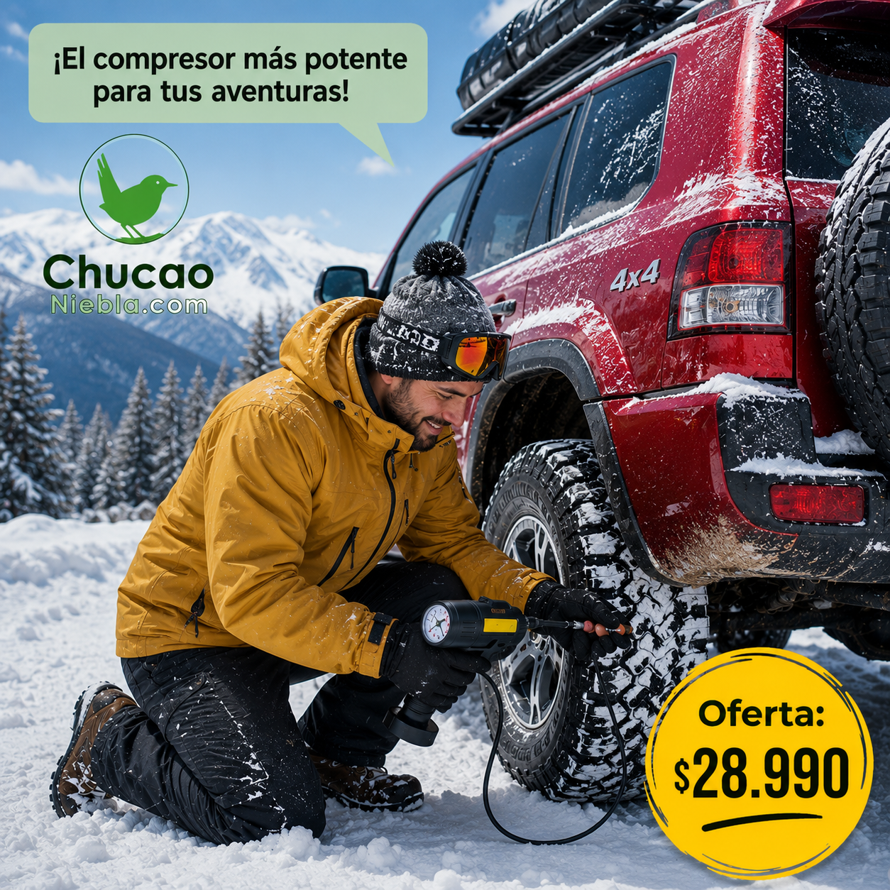 AirMaster Go™ – Compresor Inalámbrico Premium