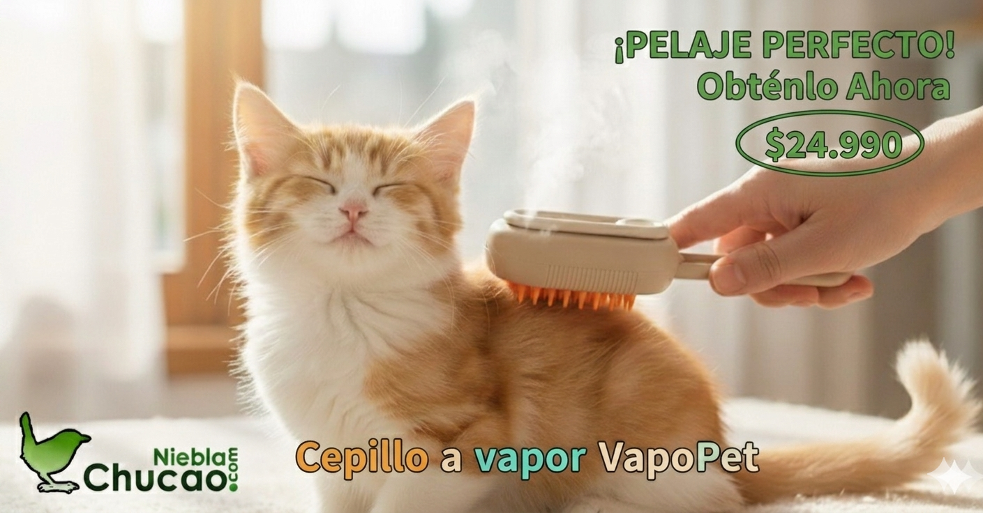 VapoPet™ - Cepillo de Vapor 3 en 1 para Mascotas