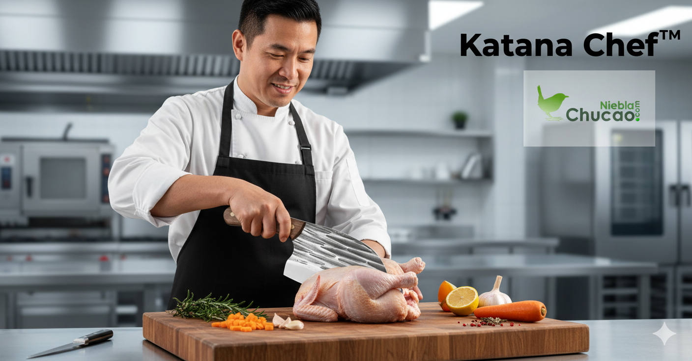 Katana Chef™ – Katana del Chef - Cuchillo Japones 🔪🏯