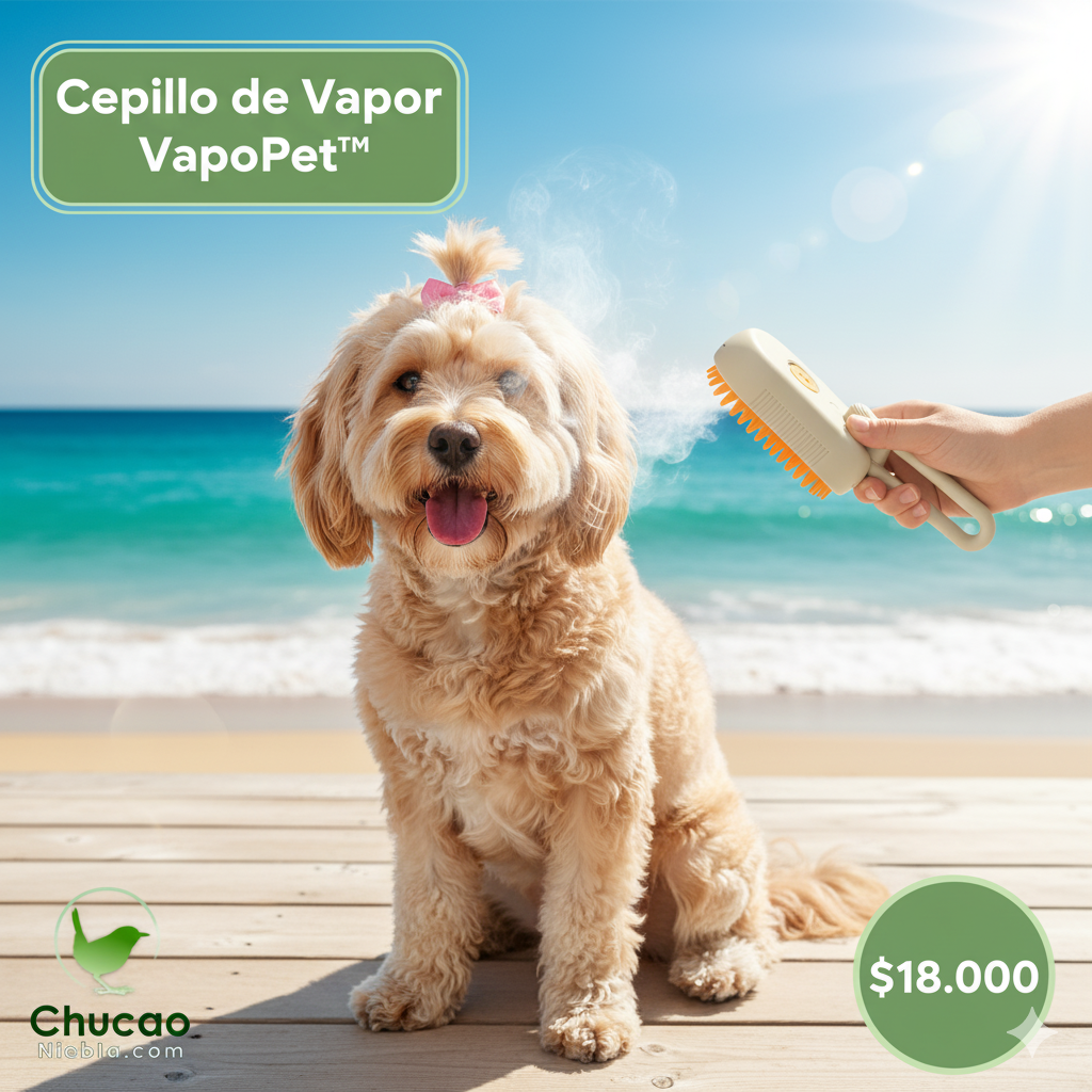 Cepillo de vapor 3 en 1 para gatos - VapoPet™