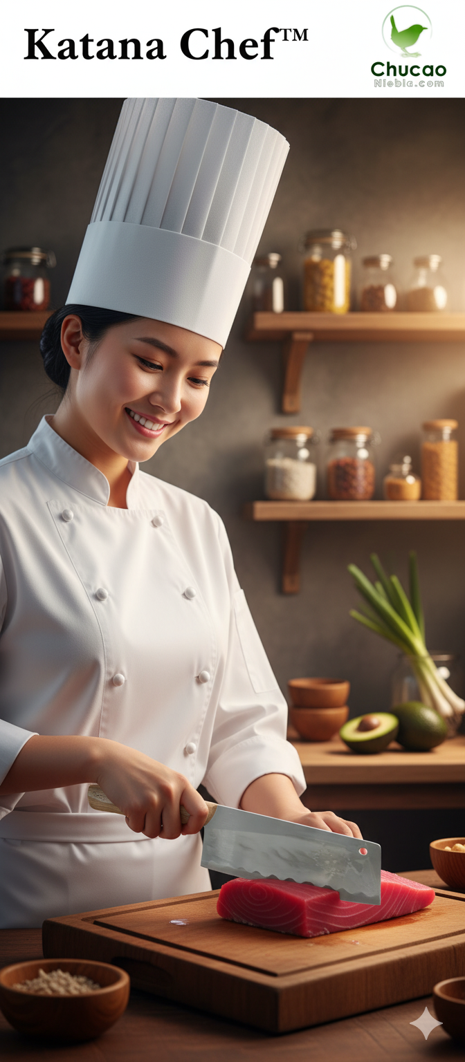 Katana Chef™ – Katana del Chef - Cuchillo Japones 🔪🏯