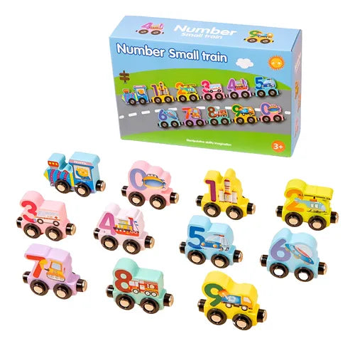 JUEGO DE TREN NÚMEROS MAGNÉTICOS